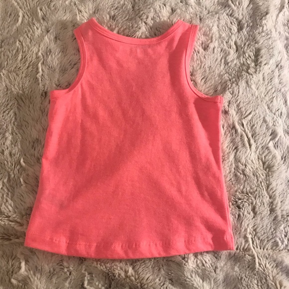 Cat & Jack Sleeveless T-shirt 18 MOs. Pink Leopard - Picture 2 of 2